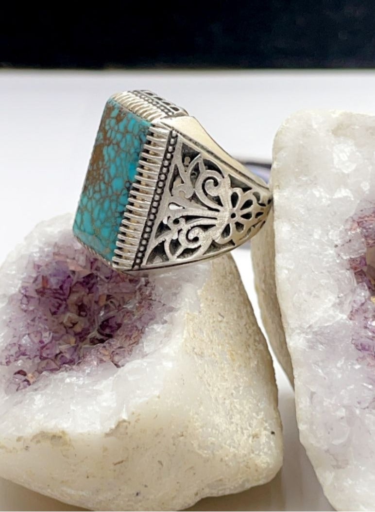 OtherMax NEYSHABURI TURQUOISE SPIDER RING - Image 4