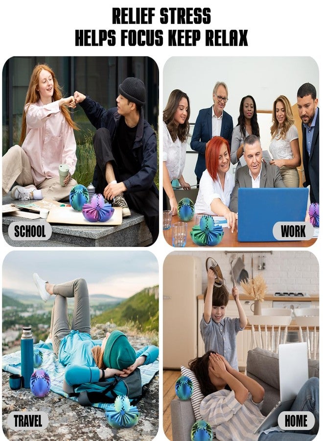 كرة جير بول زرقاء ذهبية - Image 4