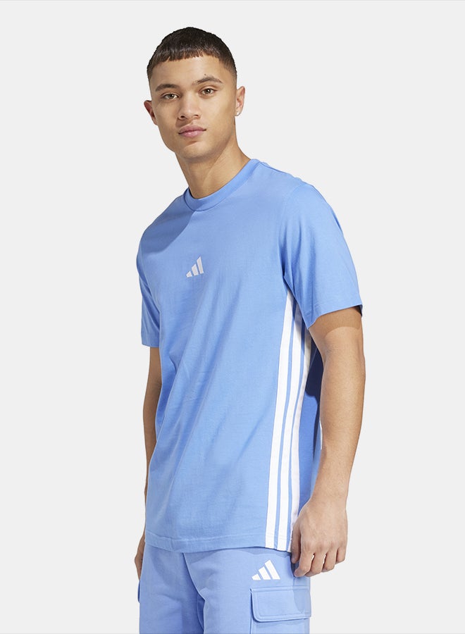 Adidas Essentials 3-Stripes Single Jersey T-Shirt - Image 1