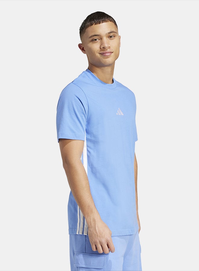 Adidas Essentials 3-Stripes Single Jersey T-Shirt - Image 3