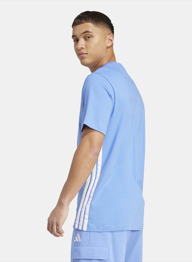 Adidas Essentials 3-Stripes Single Jersey T-Shirt - Image 2