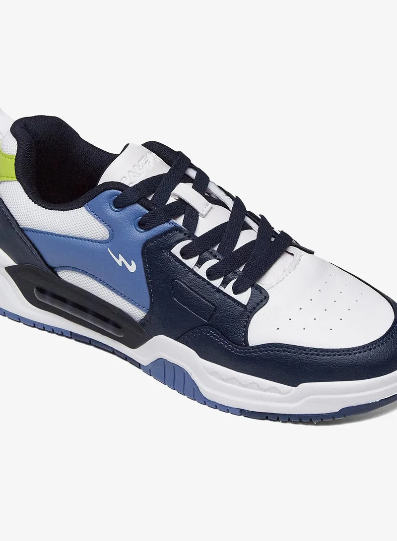 Campus White Men's Low-Top Sneakers - Bold Colours With Cloud Like Comfort for Men | Best Price UAE