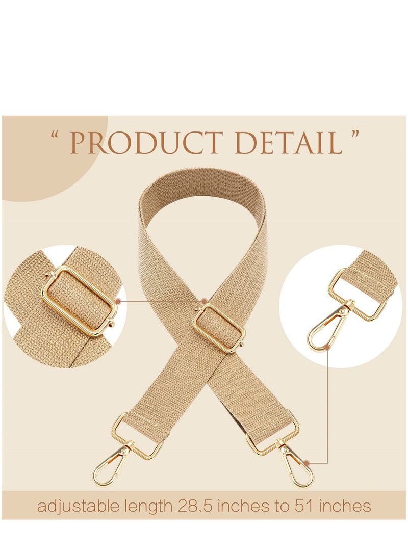 Excefore 8 Packs Wide Purse Strap Replacement Shoulder Crossbody Straps Adjustable Canvas Bag Handbag Strap for Uni Handbag - Image 4