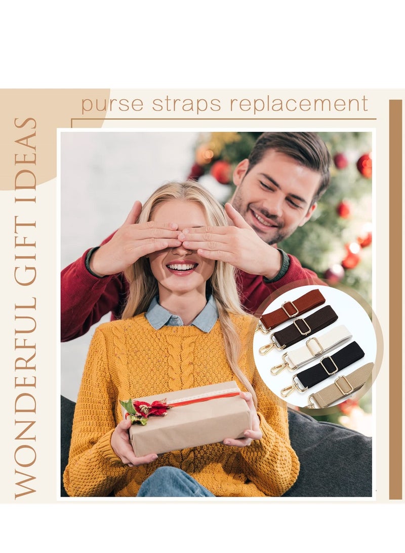 Excefore 8 Packs Wide Purse Strap Replacement Shoulder Crossbody Straps Adjustable Canvas Bag Handbag Strap for Uni Handbag - Image 3