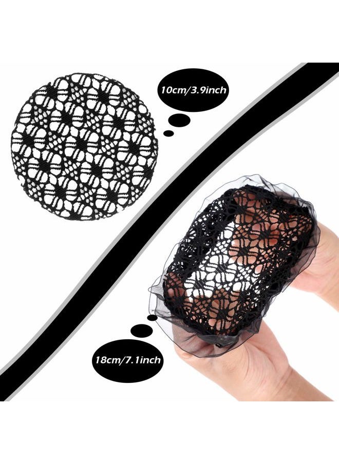 Waydress Invisible Ballet Hair Nets for Buns - 8 Pieces Dance Hair Covers for Girls and Women (Classic Style)  - Image 3