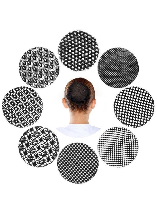Waydress Invisible Ballet Hair Nets for Buns - 8 Pieces Dance Hair Covers for Girls and Women (Classic Style)  - Image 1