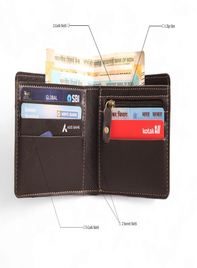 THE CUSTOMISED GIFT Personalized Name & Charm Leather Wallet for Men |Customized Valentine Propose Day Gifts for Men Boy Teens Boyfriend Husband Father Friend Family Office Lover Couples (Black) - Image 2