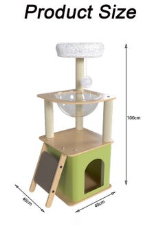 One-Piece Large Cat Climbing Frame Cat Tower Cat House Cat Tree Cat Nest Cat Jumping Platform Cat Scratching Board Space Capsule Cat Nest Sisal Cat Scratching Post Cat Toys Pet Condo Furniture - pzsku/ZBA3042D927AD3E20CEFEZ/45/_/1718079612/3a74b33b-095d-47e0-980a-5b795291d02d