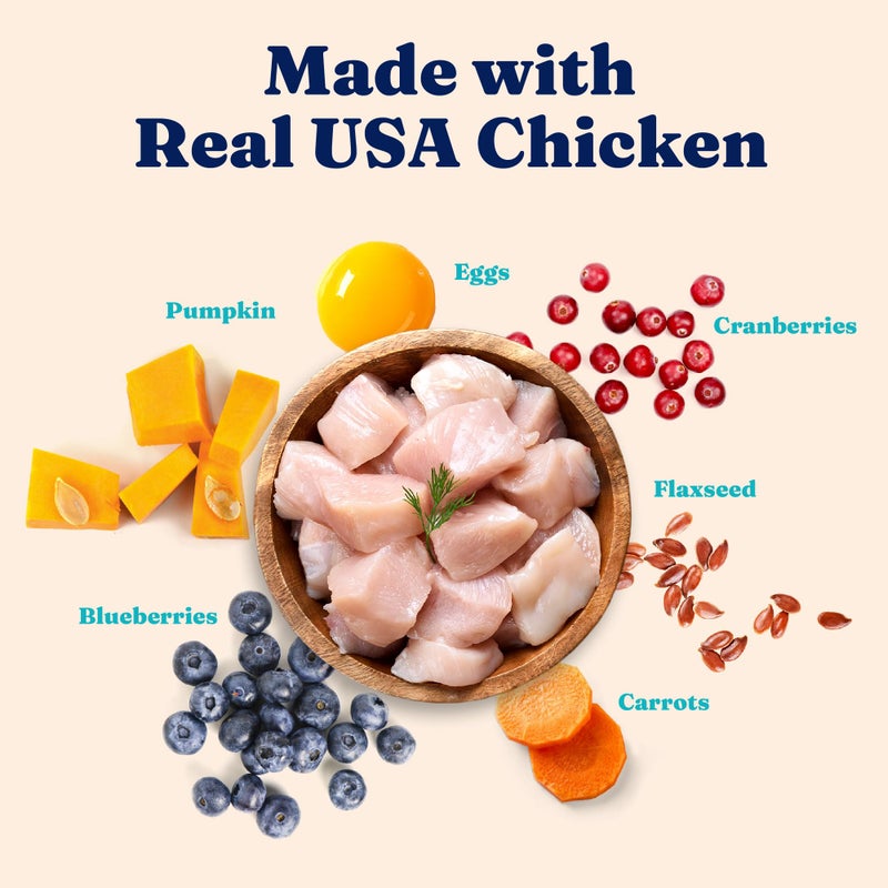 Solid Gold High Protein Dry Cat Food - Grain Free & Gluten Free Chicken Cat Dry Food w/Probiotics for Gut Health & Digestion - High Fiber & Omega 3 - Low Carb Superfood Kibble for Cats All Ages -12LB - Image 3
