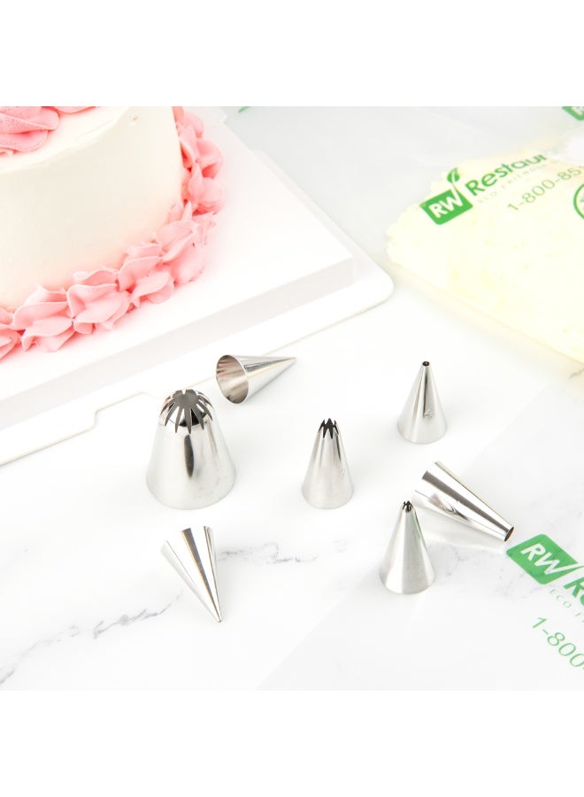 Restaurantware Pastry Tek Piping Tip, 1 Open Star Decorating Tip - #21, Dent-Resistant, Stainless Steel Icing Tip, Dishwashable, Decorate Cupcakes, Cakes, or Cookies - Image 5