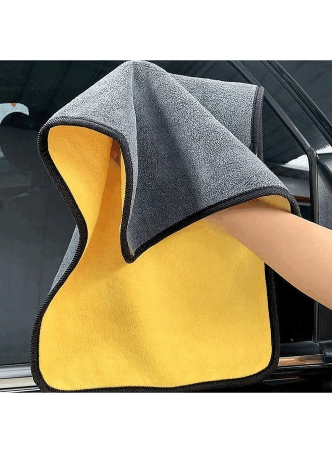 Manful 800 GSM Microfiber Cleaning Cloth 12Pcs – 40 * 40cm Ultra Thick Car Drying Towels, Premium Microfiber Towels for Car Wash, Detailing, Polishing, Scratch-Free - Image 4