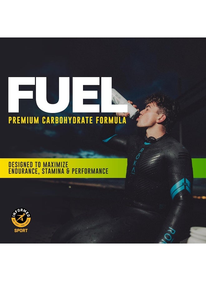 رو RAW Fuel، مسحوق مكمل الطاقة المتميز، بنكهة البرتقال (60 حصة) - أداء قمة، ترطيب وقدرة على التحمل أثناء التمرين، التدريب أو المنافسة - 24 جرام من الكربوهيدرات و300 ملغ من الصوديوم - Image 2