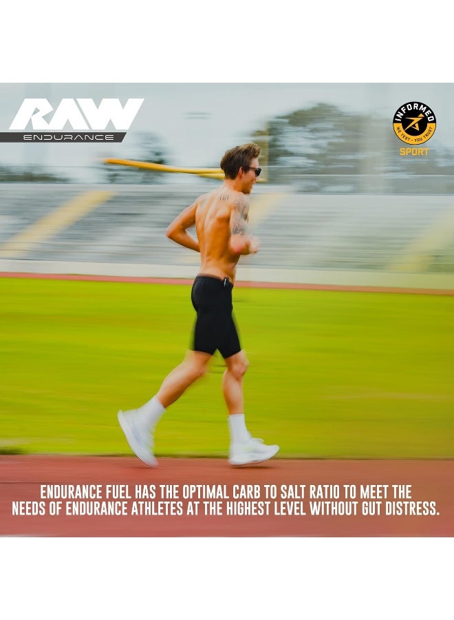 رو RAW Fuel، مسحوق مكمل الطاقة المتميز، بنكهة البرتقال (60 حصة) - أداء قمة، ترطيب وقدرة على التحمل أثناء التمرين، التدريب أو المنافسة - 24 جرام من الكربوهيدرات و300 ملغ من الصوديوم - Image 5