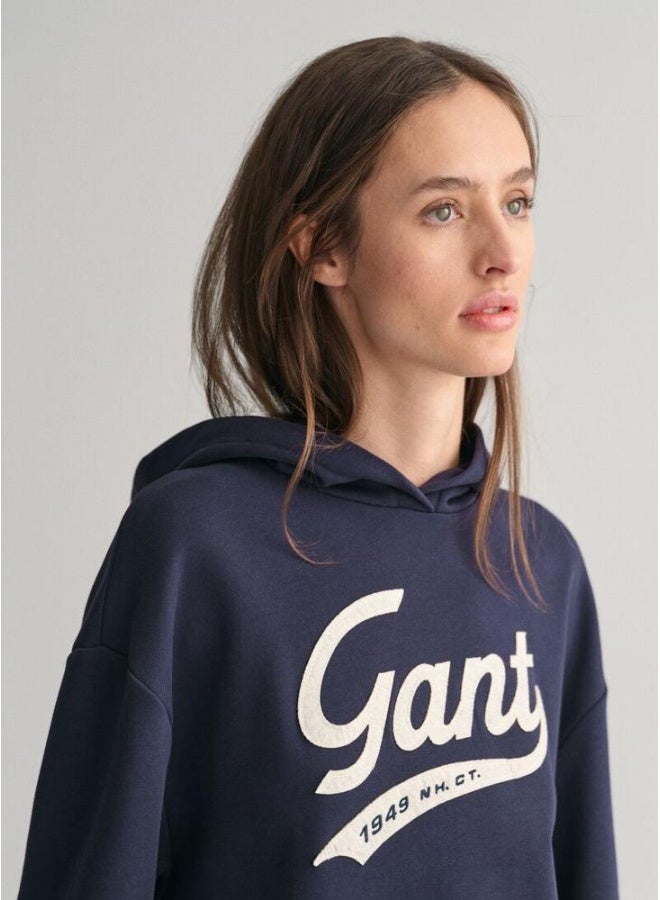 غانت Script Graphic Hoodie - Image 5