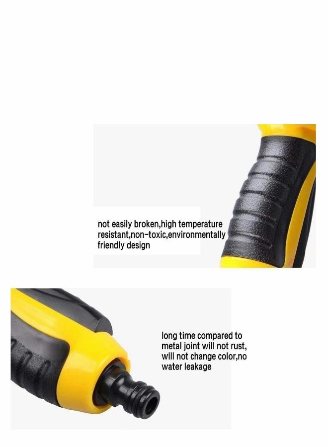 Car Foam Sprayer Cannon Wash Gun Garden Hose Nozzle, 8 Adjustable Watering Patterns - Image 2