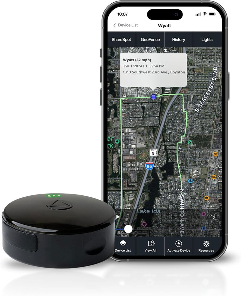 LandAirSea 54 GPS Tracker - Made in the USA from Domestic & Imported Parts. Long Battery, Magnetic, Waterproof, Global Tracking. Subscription Required - Image 1