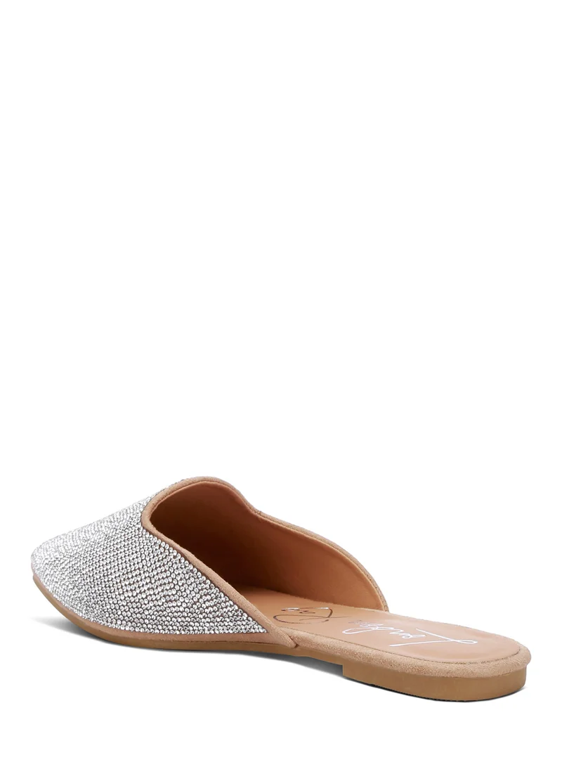 London Rag Rhinestones Embellished Mules