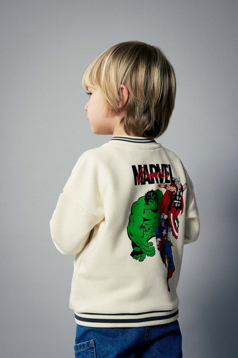 DeFacto Baby Boy Marvel Comics Regular Fit Cardigan  - Image 3
