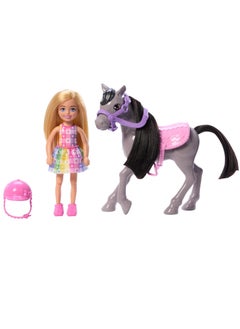 Barbie Barbie Club Chelsea & Pony- Blonde Doll  - Image 1