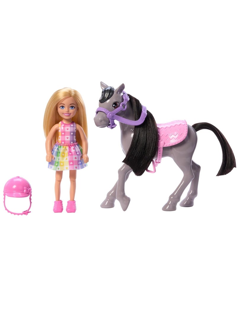 Barbie Barbie Club Chelsea & Pony- Blonde Doll - Image 1