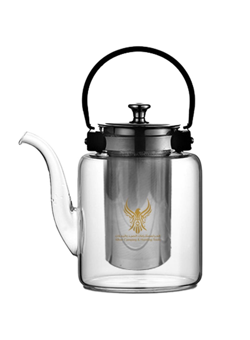 الحر لمستلزمات الصيد والرحلات ابريق الحر الزجاجي 1200 مل - Image 1