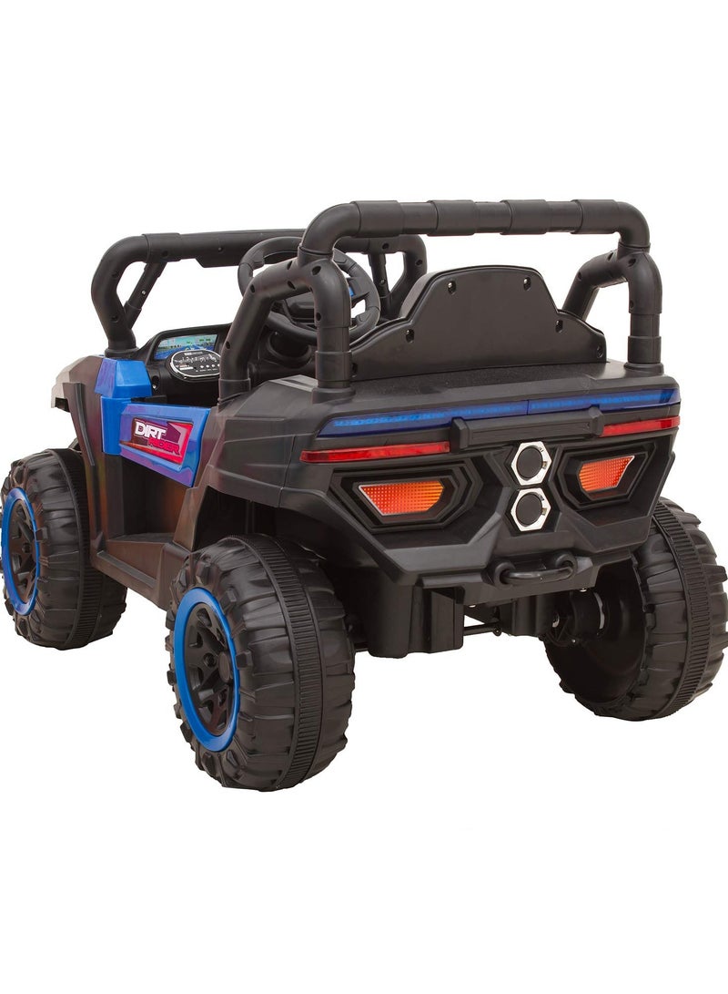 Children's Electric Ride On Car, Multi-Color Car for Kids Boys Girls (Blue)  - Image 2