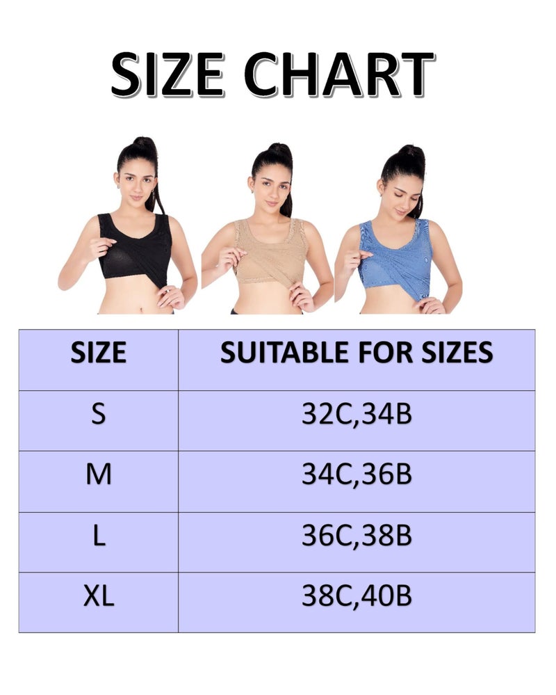 PLUMBURY Women's Padded Camisole with Built-in Shelf Bra & Moulded Cups | Relaxed Fit |Tank Top| Black, Size M - Image 4