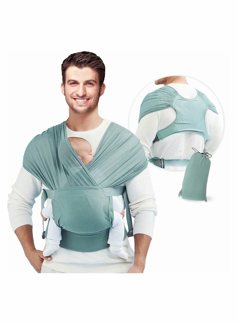 كاست ويف Baby Wrap Carrier Slings, Adjustable Newborn to Toddler Original Stretchy Infant Sling, Perfect for Babies and Children up 35 lbs - Image 1