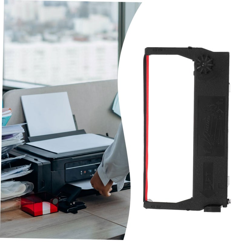 Ribbon Holder Compatible Red Black Cartridge Sturdy Material Smooth Printing - Image 3