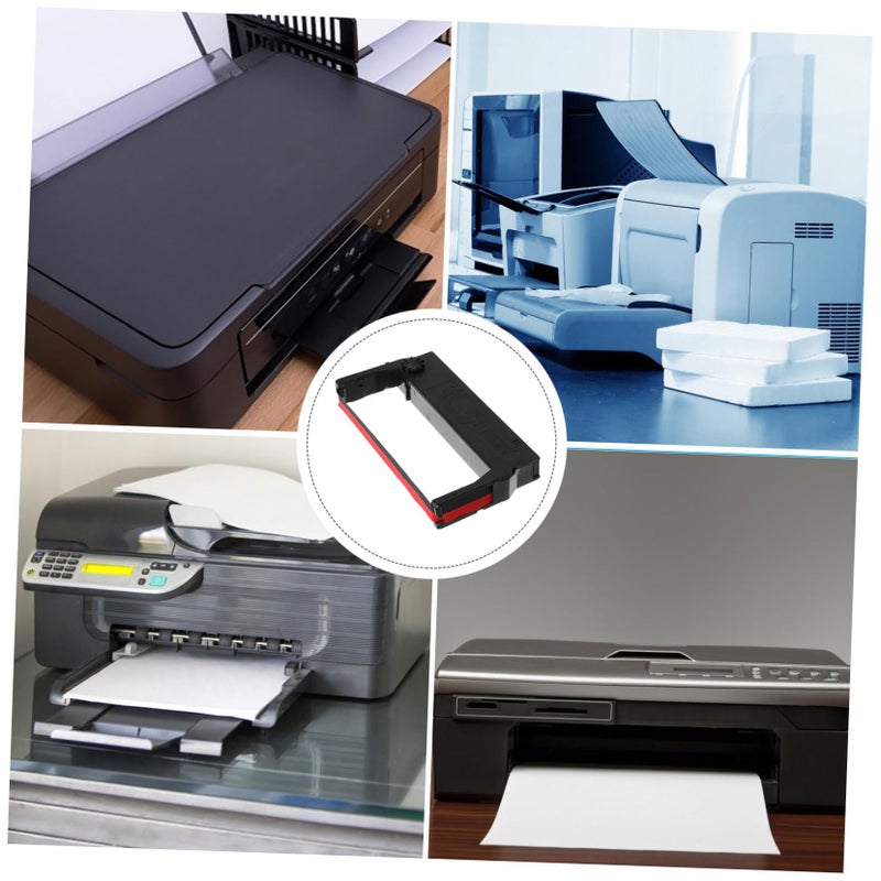 Ribbon Holder Compatible Red Black Cartridge Sturdy Material Smooth Printing - Image 4