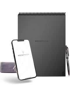 Rocketbook Flip Smart Reusable Notebook – Letter Size (8.5" x 11") – 32 Pages, Dot-Grid, Includes Pilot FriXion Pen & Microfiber Cloth  - Image 1