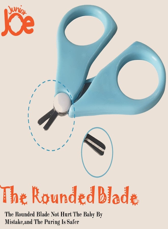 JUNIOR JOE Baby Nail Cutting Scissors (Blue) - Image 3