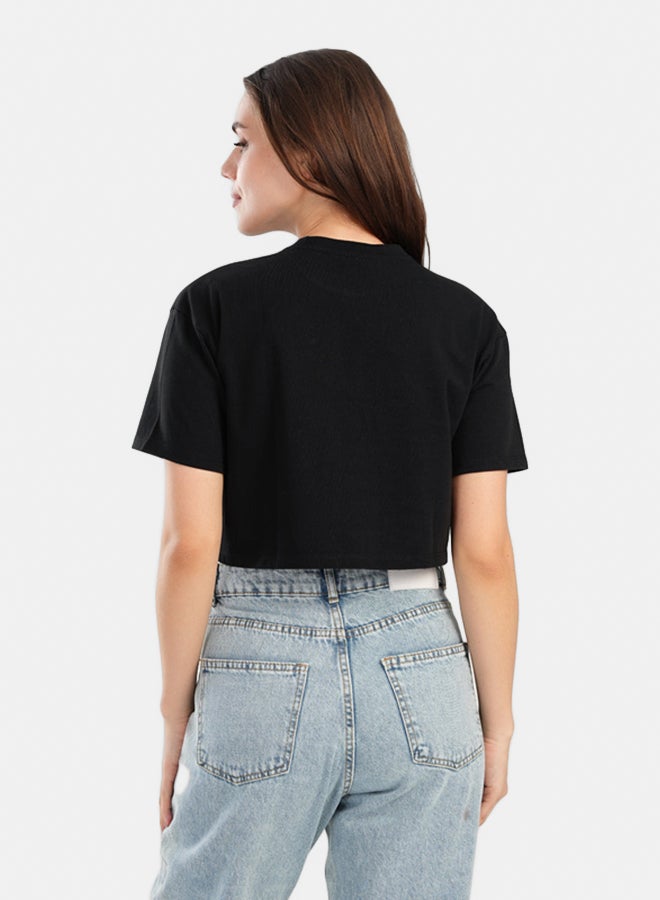 Carina Trendy Cropped Half-Sleeve Top - Image 3