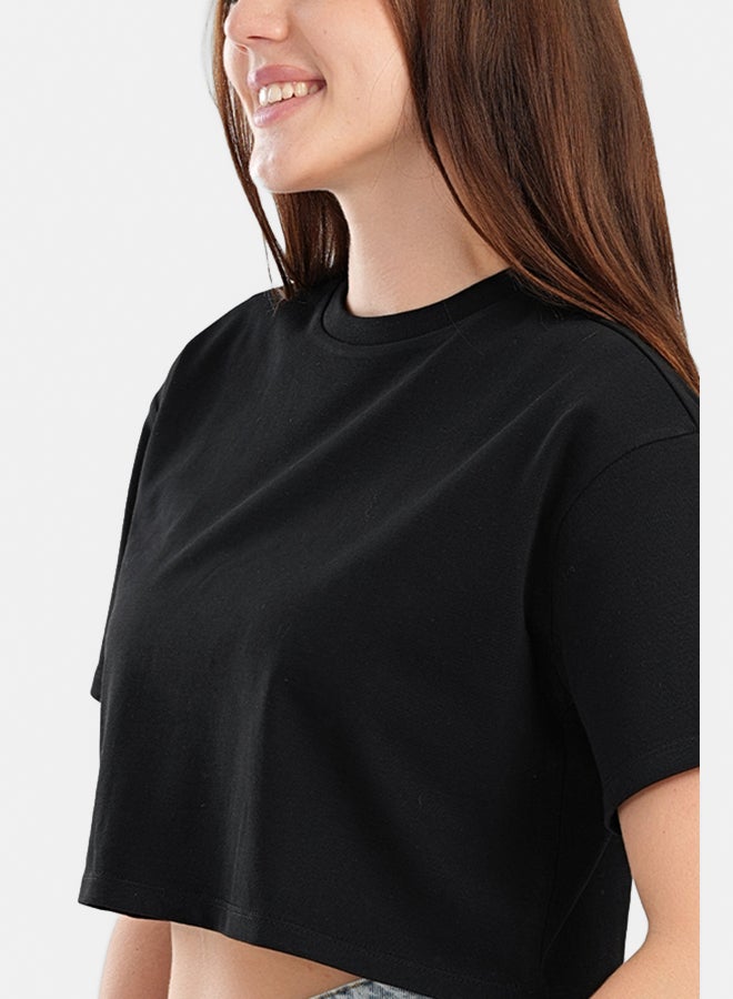 Carina Trendy Cropped Half-Sleeve Top - Image 4