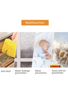 Bellveen Bellveen Soundproofing Dust Proof DoorWindow Self Adhesive Door Seal White Colour 1Pcs Set  - Image 4