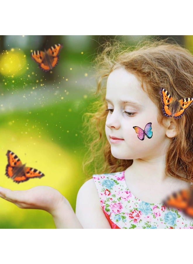 Leesgel 260 Style (20 Sheet) Butterfly Temporary Tattoo Kids, Glitter Butterfly Temporary Tattoos for Girls Birthday Party, Butterfly Party Decorations Supplies - Image 5