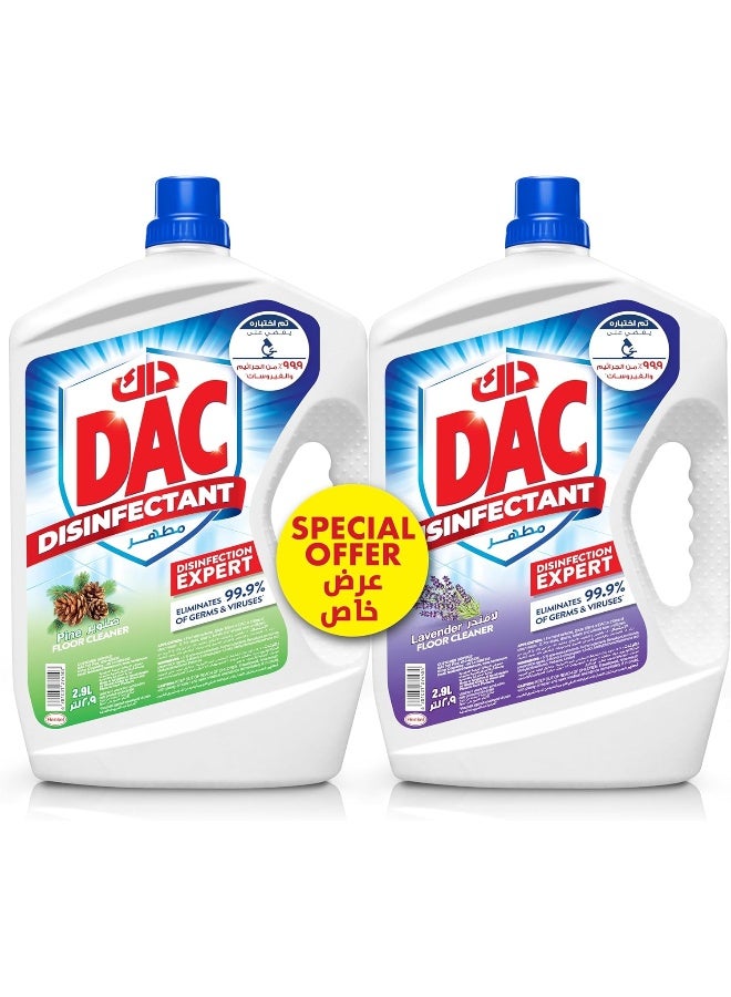 Dac DAC Disinfectant Pine + Lavender Twin 2.9L 