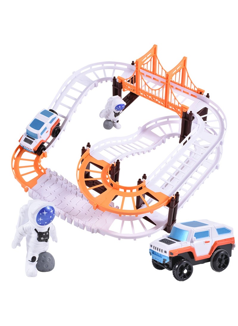Ogi Mogi Toys Space Track and Vehicle Set, Preschool Imagination Play for Boys and Girls, Innovative Space Theme with 3 Astronaut Dolls, Educational Gifts for Children Aged 2 to 10  - Image 2
