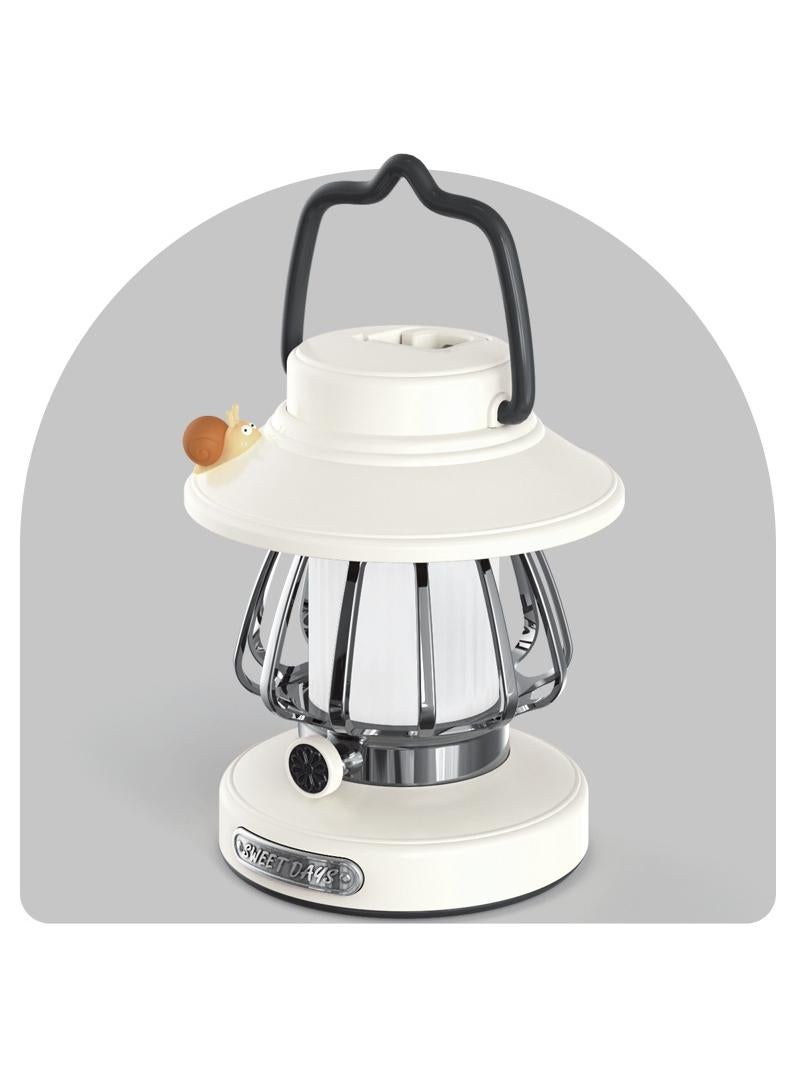 Y&D Little Snail Retro Camping Night Light Charging Portable Outdoor Desk Lamp Tent Camping Camp Atmosphere lights - Image 1