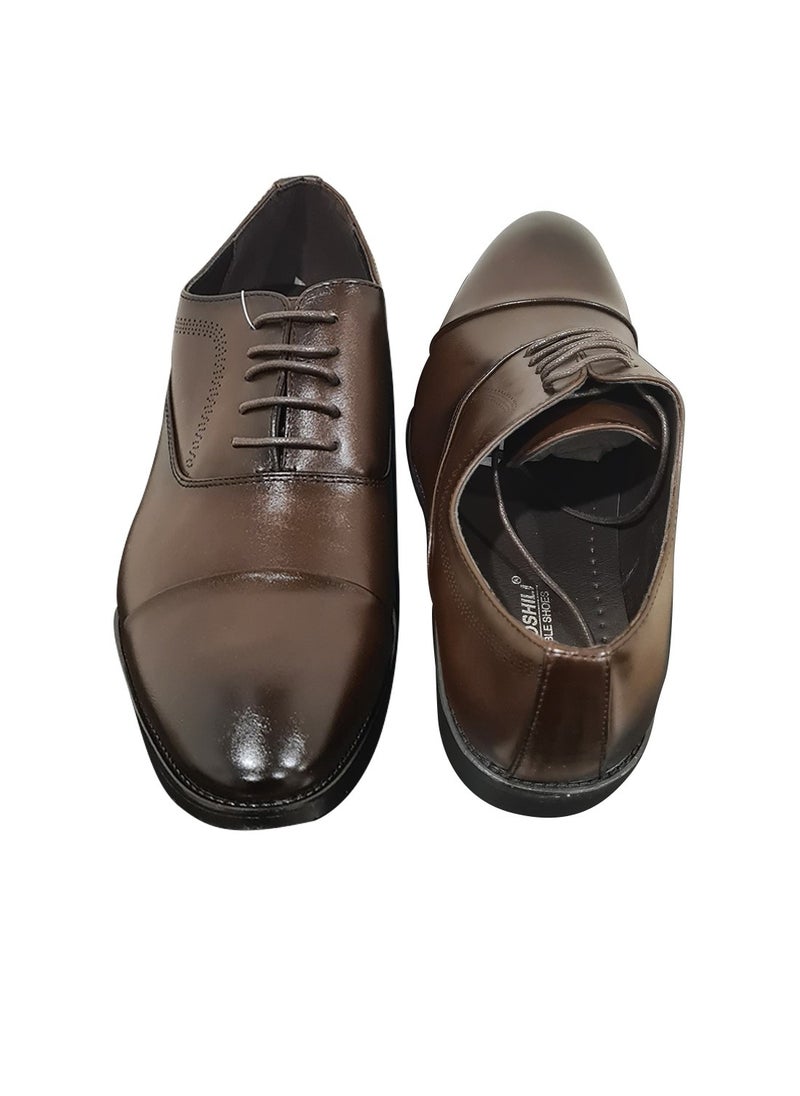Generic - Mens formal Lace up Dark Brown - Image 1