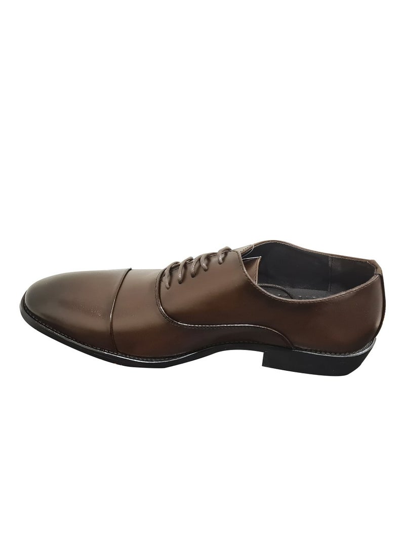 Generic - Mens formal Lace up Dark Brown - Image 1