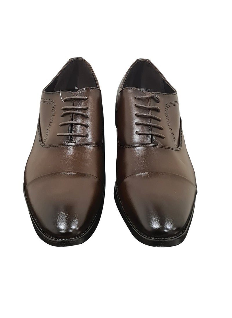 Generic - Mens formal Lace up Dark Brown - Image 1