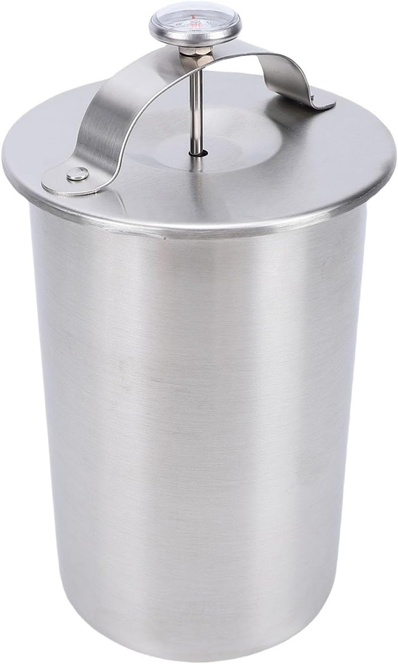 Meat Press Cooker, 304 Stainless Steel Ham Maker with Precision Thermometer for Professional Kitchen Cooking - Image 4