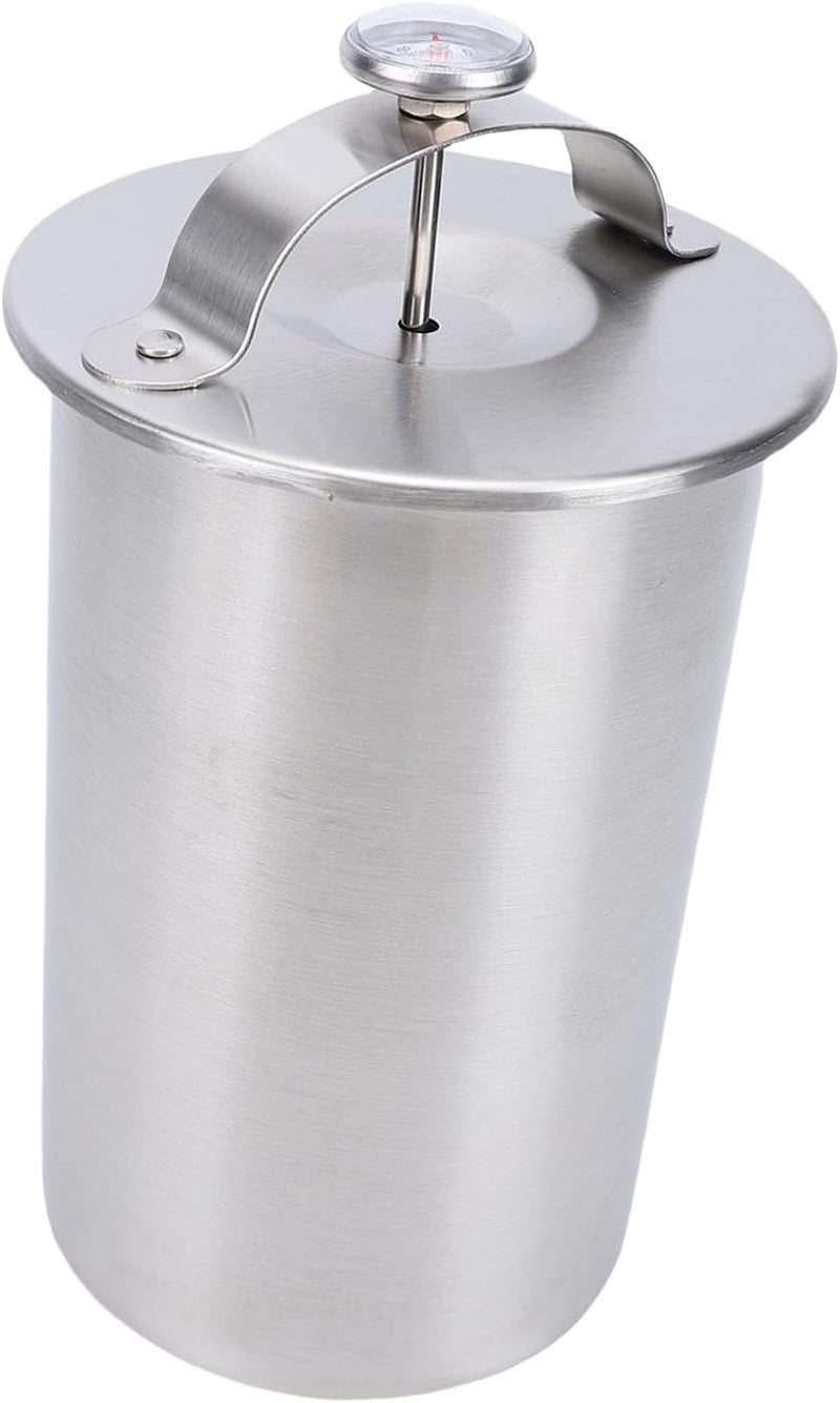 Meat Press Cooker, 304 Stainless Steel Ham Maker with Precision Thermometer for Professional Kitchen Cooking - Image 1