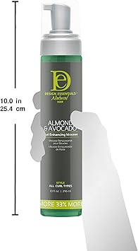 Design Essentials Curl Enhancing Mousse Almond and Avocado Collection10 Ounce - Image 5