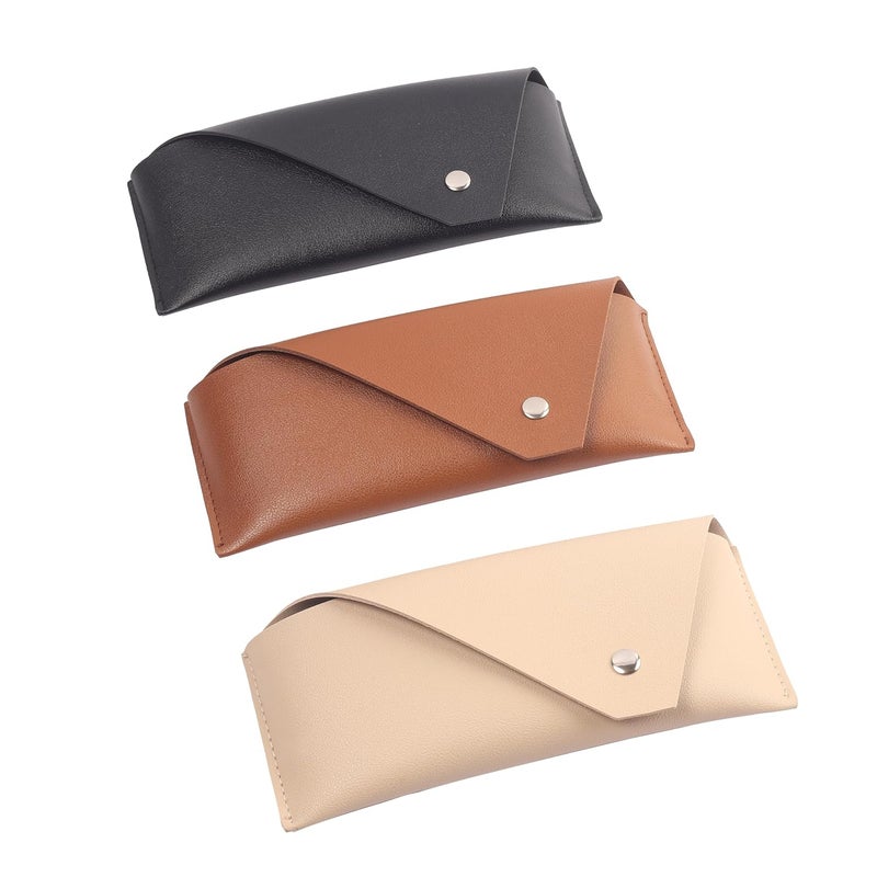 VIVID Vision Unisex Adult Lightweight Eyewear Specs Case Cover | Protect Eye Glasses | Chashma Dibbi | Spectacle Box | Closure - Button | Artificial Leather - Image 5