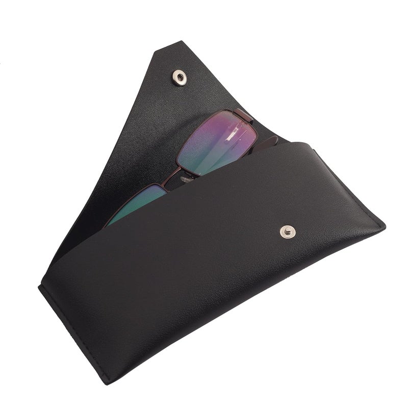 VIVID Vision Unisex Adult Lightweight Eyewear Specs Case Cover | Protect Eye Glasses | Chashma Dibbi | Spectacle Box | Closure - Button | Artificial Leather - Image 4