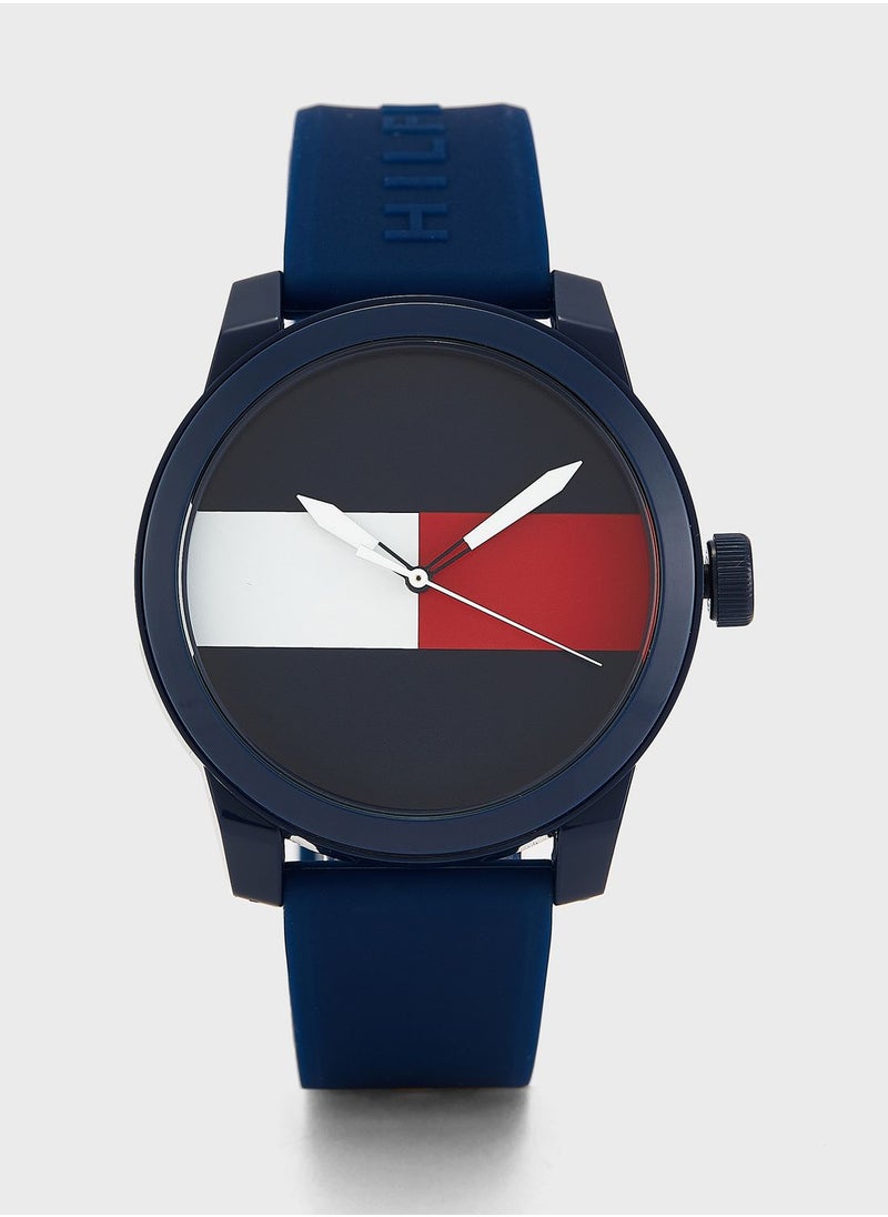 TOMMY HILFIGER Silicone Strap Analog Watch  - Image 1