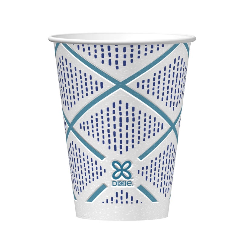 Dixie To Go Paper Coffee Cups, 12 oz, 132 ct, Disposable Insulated Paper Cups for On-The-Go Hot or Cold Beverages - Image 2