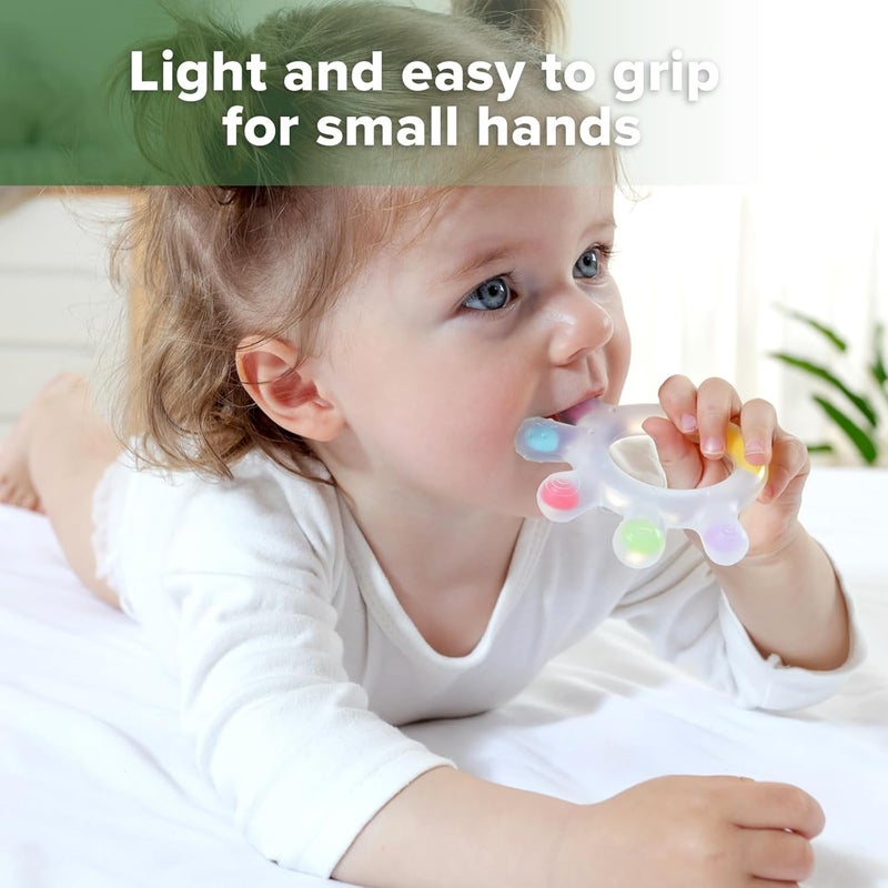 Haakaa Palm Teether  Soft Silicone Baby Soothing Teether Pacifier  Frozen Teething Toy for 3M Babies  BPA Free 1 Pack - Image 3